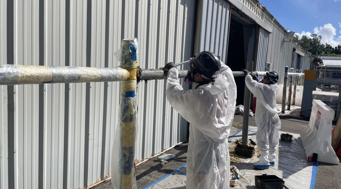 ディエゴガルシア島 米海軍基地 鉛含有塗料(LBP)除去工事 ディエゴガルシア島 米海軍基地 鉛含有塗料(LBP)除去工事